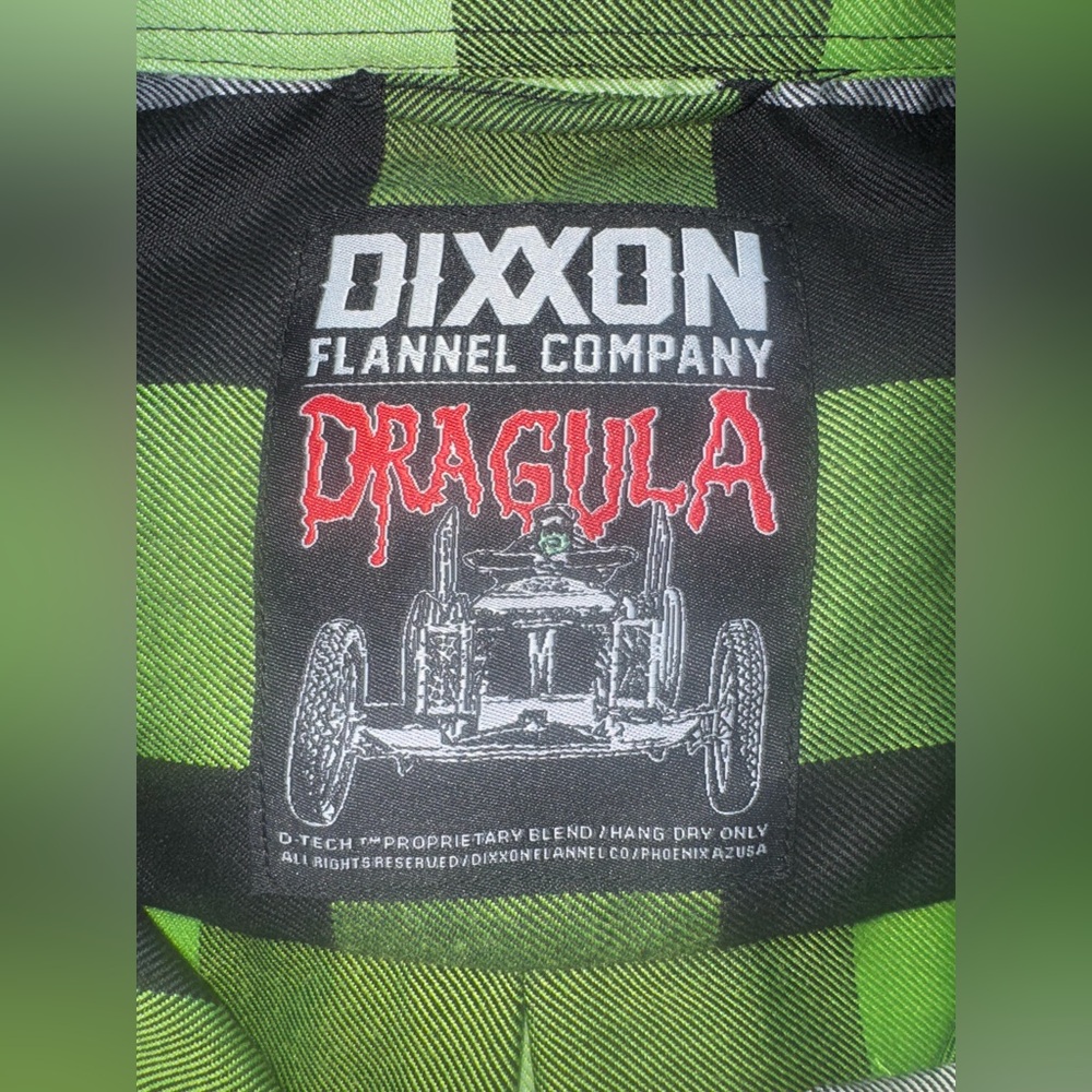 DIXXON “DRAGULA” Limited Addition Women’s Flannel - Picture 4 of 6